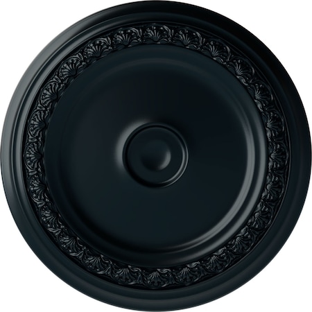 Ekena Millwork Carlsbad Ceiling Medallion (Fits Canopies up to 5 1/2"), 31 1/8"OD x 1 1/2"P, Night Shade CM31CANSF